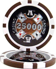 Ace Casino $25000 poker chip