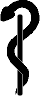  Rod of 
Asclepius 