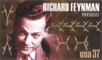  2005 US Stamp Honoring 
Richard Feynman (1918-1988) 