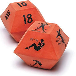  Pair of 10-sided rubber dice 