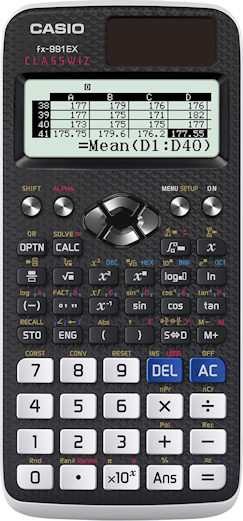  fx-991EX calculator (2015) 
 by Casio 