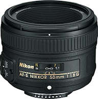  Nikon 50mm f/1.8G AF-S FX 