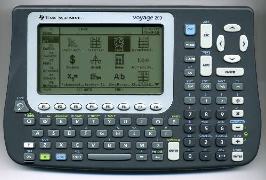  Voyage 200 calculator (2002)
 by Texas Instruments, Inc. 