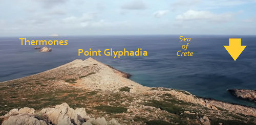  Location of the Antikythera shipwreck 