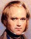  Charles Darwin at age 31 
 Portrait by George Richmond (1840) 