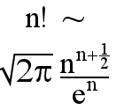  Stirling's formula 